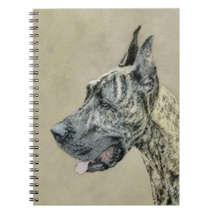 Great Dane (Brindle) schilderen - Oorspronkelijke  Notitieboek