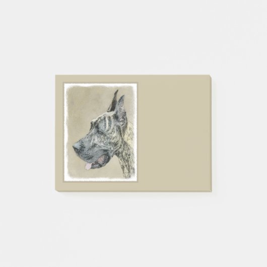 Great Dane (Brindle) schilderen - Oorspronkelijke  Post-it® Notes (Voorkant)