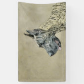 Great Dane (Brindle) schilderen - Oorspronkelijke  Spandoek (Verticaal)