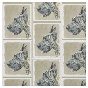 Great Dane (Brindle) schilderen - Oorspronkelijke  Stof