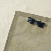 Great Dane (Brindle) schilderen - Oorspronkelijke  Strandlaken (In situ)