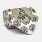 Great Dane (Brindle) schilderen - Oorspronkelijke Stropdas (Opgerold)