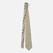 Great Dane (Brindle) schilderen - Oorspronkelijke Stropdas (Achterkant)