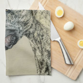 Great Dane (Brindle) schilderen - Oorspronkelijke  Theedoek (Quarter Fold)