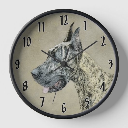 Great Dane (Brindle) Schilderij - Originele Honden (Voorkant)