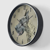 Great Dane (Brindle) Schilderij - Originele Honden (Hoek)