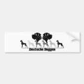 Great Dane-bumpersticker voor Great Dane-eigenaren Bumpersticker (Voorkant)