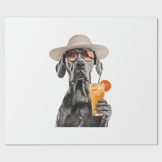 Great Dane Cadeaupapier (Vlak)