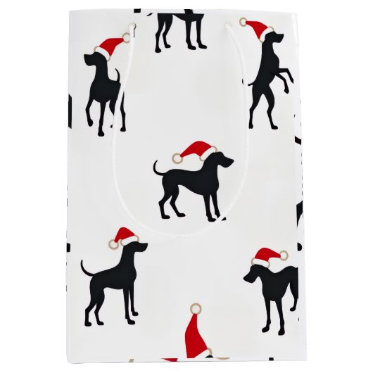 Great Dane-cadeaupapier Medium Cadeauzakje (Voorkant)