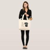 Great Dane Cadeaus Grote Tote Bag (Voorkant (model))