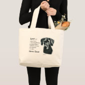Great Dane Cadeaus Grote Tote Bag (Voorkant (product))