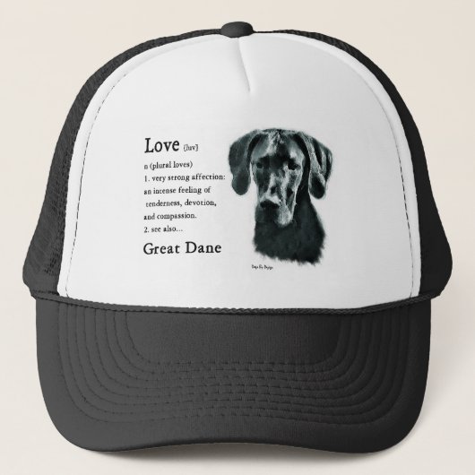 Great Dane Cadeaus Trucker Pet (Voorkant)