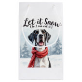 Great Dane-cadeautas Klein Cadeauzakje (Achterkant)