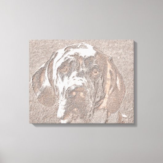 GREAT DANE CANVAS AFDRUK (Voorkant)