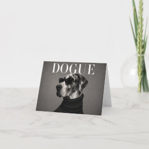Great Dane Chic Editoriale Portret Hond Bedankt C