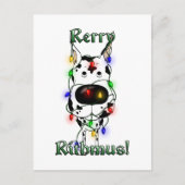 Great Dane Christmas Lights Feestdagenkaart (Voorkant)