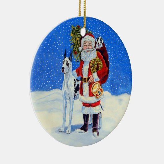 Great Dane Circle Ornament (Rechts)