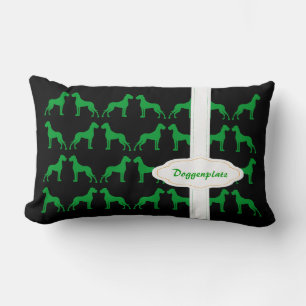 Great Dane-collectie groen Oranje Kussen