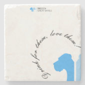 Great Dane Collections Bluemin Stenen Onderzetter (Voorkant)