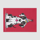 Great Dane Comic Puppy Tissuepapier (Voorkant)