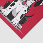 Great Dane Comic Puppy Tissuepapier (Detail)
