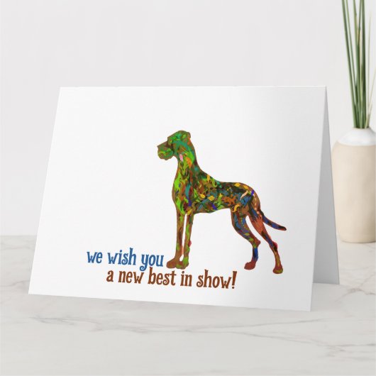 Great Dane condoleancekaarten Kaart (Voorkant)