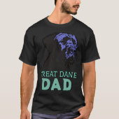 Great Dane Dad Cute Dog Great Dane T-shirt (Voorkant)