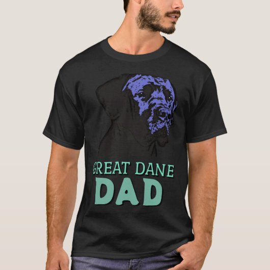 Great Dane Dad Cute Dog Great Dane T-shirt (Voorkant)