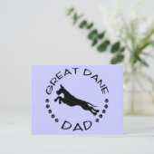 Great Dane Dad Jumper Briefkaart (Staand voorkant)