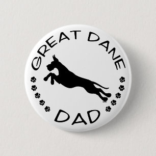 Great Dane Dad Jumper Ronde Button 5,7 Cm