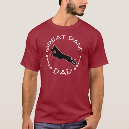 Great Dane Dad Jumper T-shirt (Voorkant)