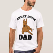 GREAT DANE DAD T-Shirts (Voorkant)