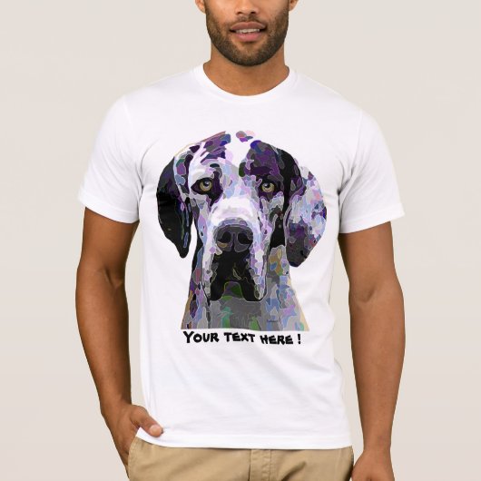 Great Dane Dazzling Colors T-Shirt (Voorkant)