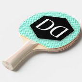 Great Dane DD Identiteit Tafeltennisbatje (Voorkant Gekanteld)