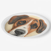 Great Dane Dog 3D geïnspireerd Papieren Bordje (Gekanteld)