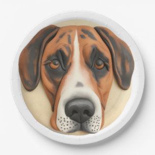 Great Dane Dog 3D geïnspireerd Papieren Bordje
