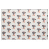 Great Dane Dog Animal Portret Stof (Fat Quarter)
