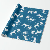Great Dane Dog Baby shower Cadeaupapier (Uitgerold)