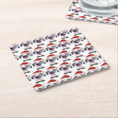 Great Dane Dog Breed Christmas Stars Kartonnen Onderzetters (Schuin)