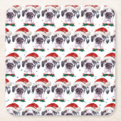 Great Dane Dog Breed Christmas Stars Kartonnen Onderzetters (Voorkant)