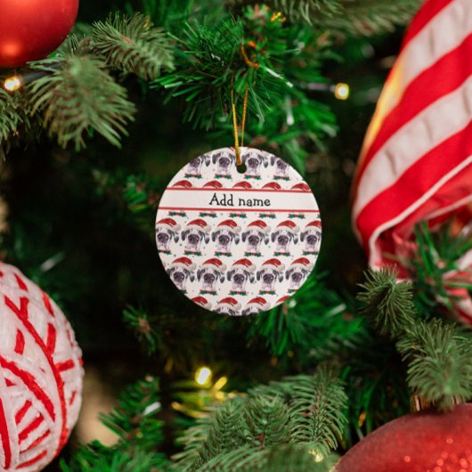 Great Dane Dog Breed Christmas Stars Keramisch Ornament