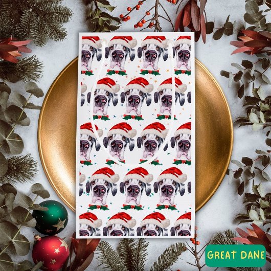 Great Dane Dog Breed Christmas Stars Klein Cadeauzakje
