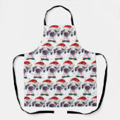 Great Dane Dog Breed Christmas Stars Schort (Voorkant)