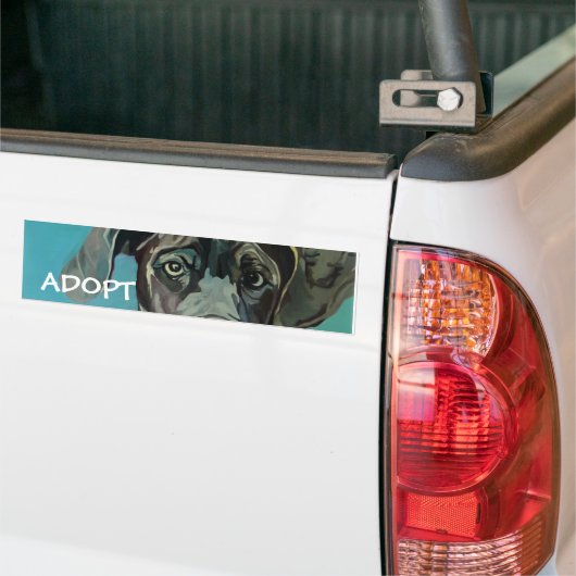 Great Dane Dog Bumpersticker (Op Truck)