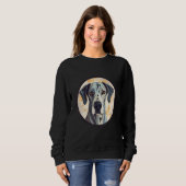 Great Dane Dog Cute Dog Breed Dog Motif Trui (Voorkant volledig)