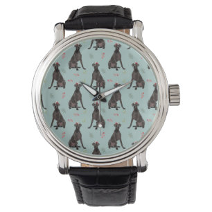 Great Dane Dog Fan, Mannen Women & Kinder, Hondenl Horloge