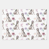 Great Dane Dog Fan, Mannen Women & Kinder, Hondenl Inpakpapier Vel (Voorkant 2)