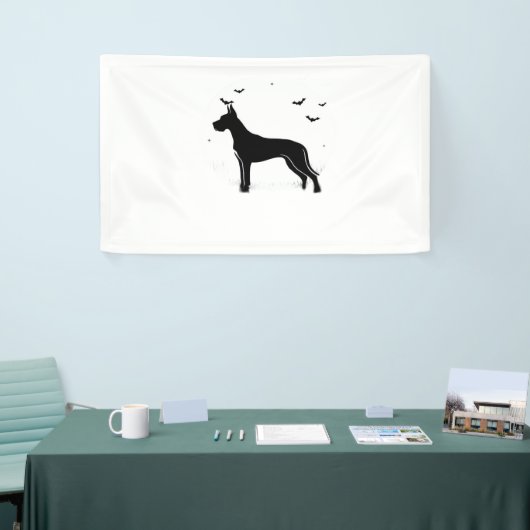 Great Dane Dog – Halloween Moon Silhouette Classic Spandoek (Beurs)