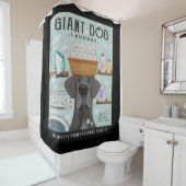 Great Dane Dog Laundry Company Douchegordijn (In situ)