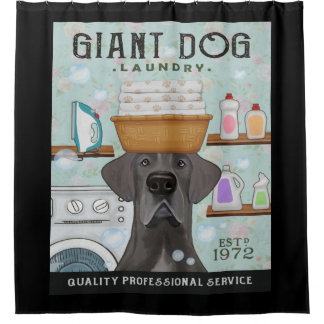 Great Dane Dog Laundry Company Douchegordijn
